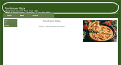 Desktop Screenshot of frontroompizza.com